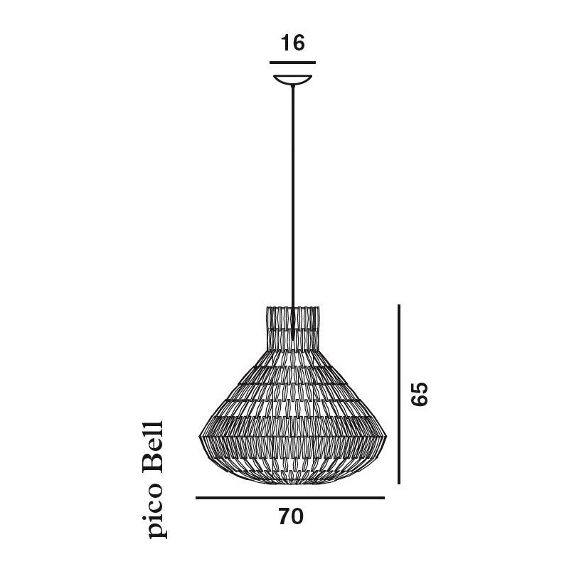 Lampadario "Tropico bell" by Foscarini - immagine 7