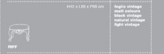 Pouf luxury modello "riff" by Modà - immagine 4