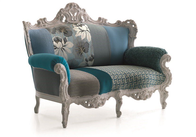 Divano luxury modello "prince relax" by Modà con pouf modello "riff" - immagine 3