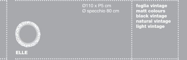 Specchio nero modello "elle" by Modà - immagine 4